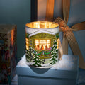 Lifestyle image of Glasshouse Fragrances White Christmas Triple Scented Candle (Limited Edition)