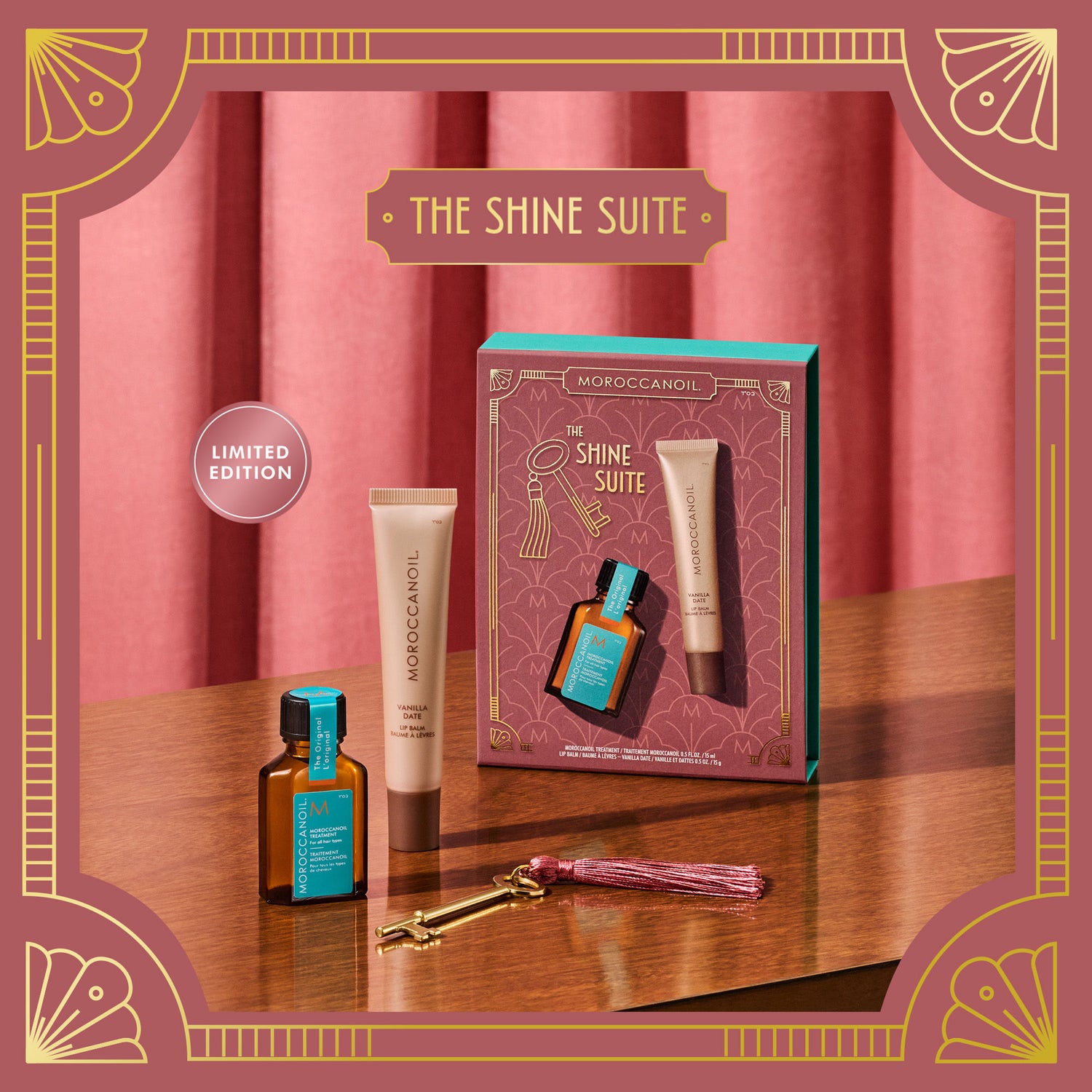 Information related to Moroccanoil The Shine Suite (Limited Edition)