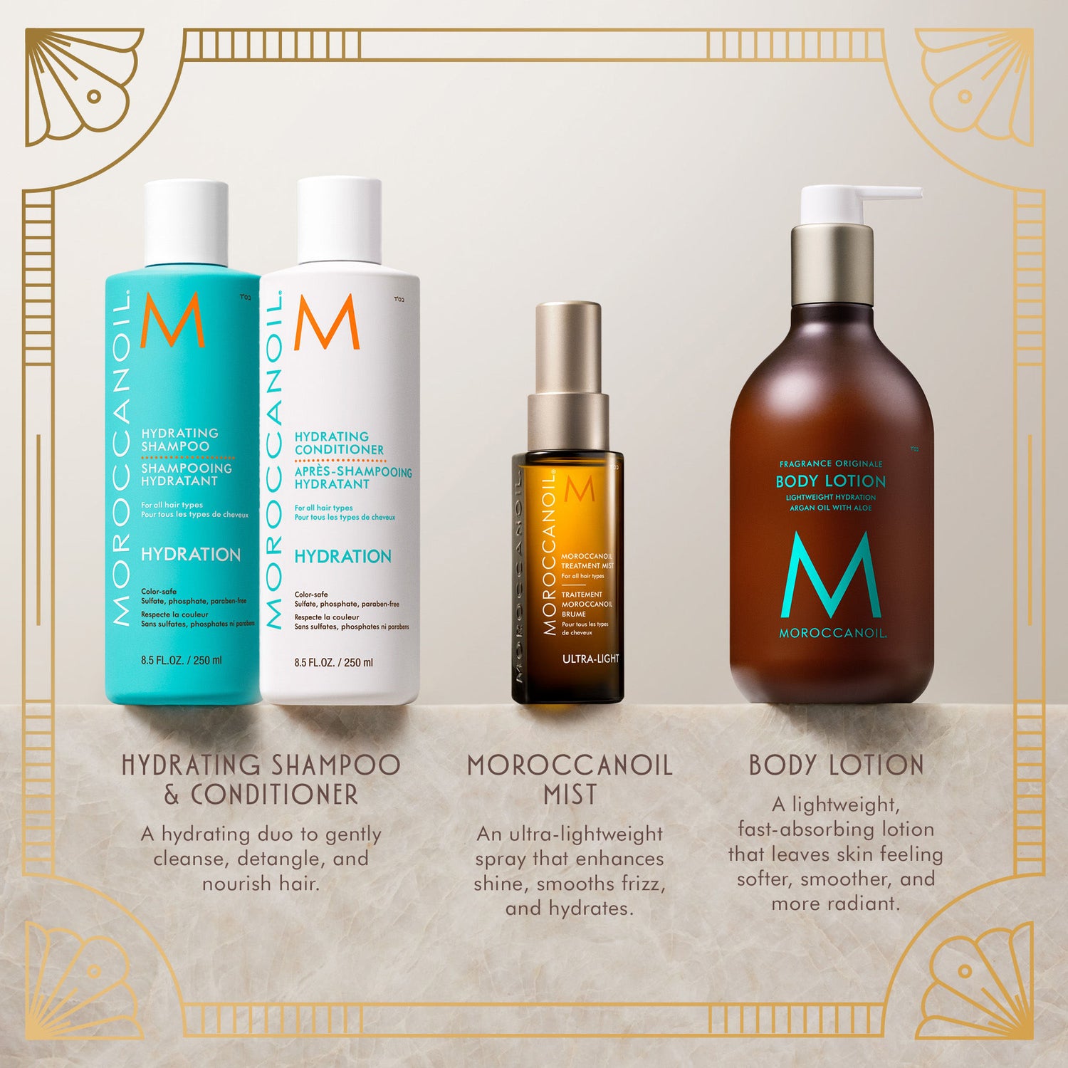Lifestyle image of Moroccanoil The Hydration Suite (Limited Edition)