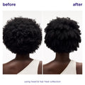 Before and after results of using Maria Nila Head & Hair Heal Beauty Box