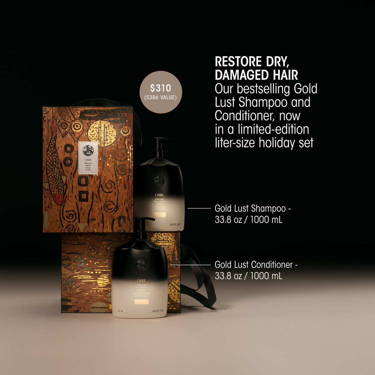 Information related to Oribe Gold Lust Liter Duo (Limited Edition)