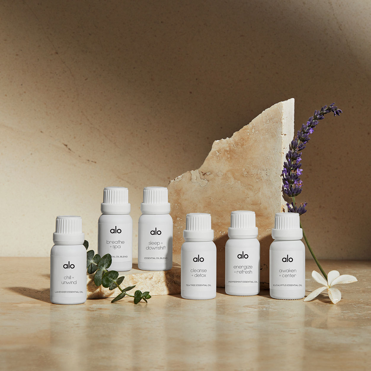 Lifestyle image of Alo Essential Oil Collection