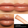 A shade comparison of Nars Laguna Afterglow Lip Balm