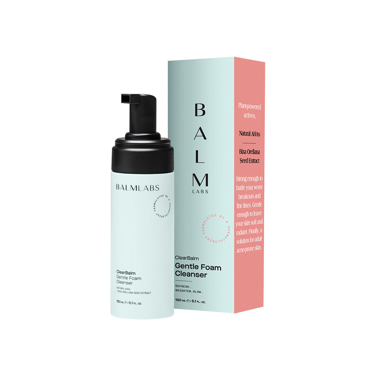 Image of the BalmLabs ClearBalm Gentle Foam Cleanser box