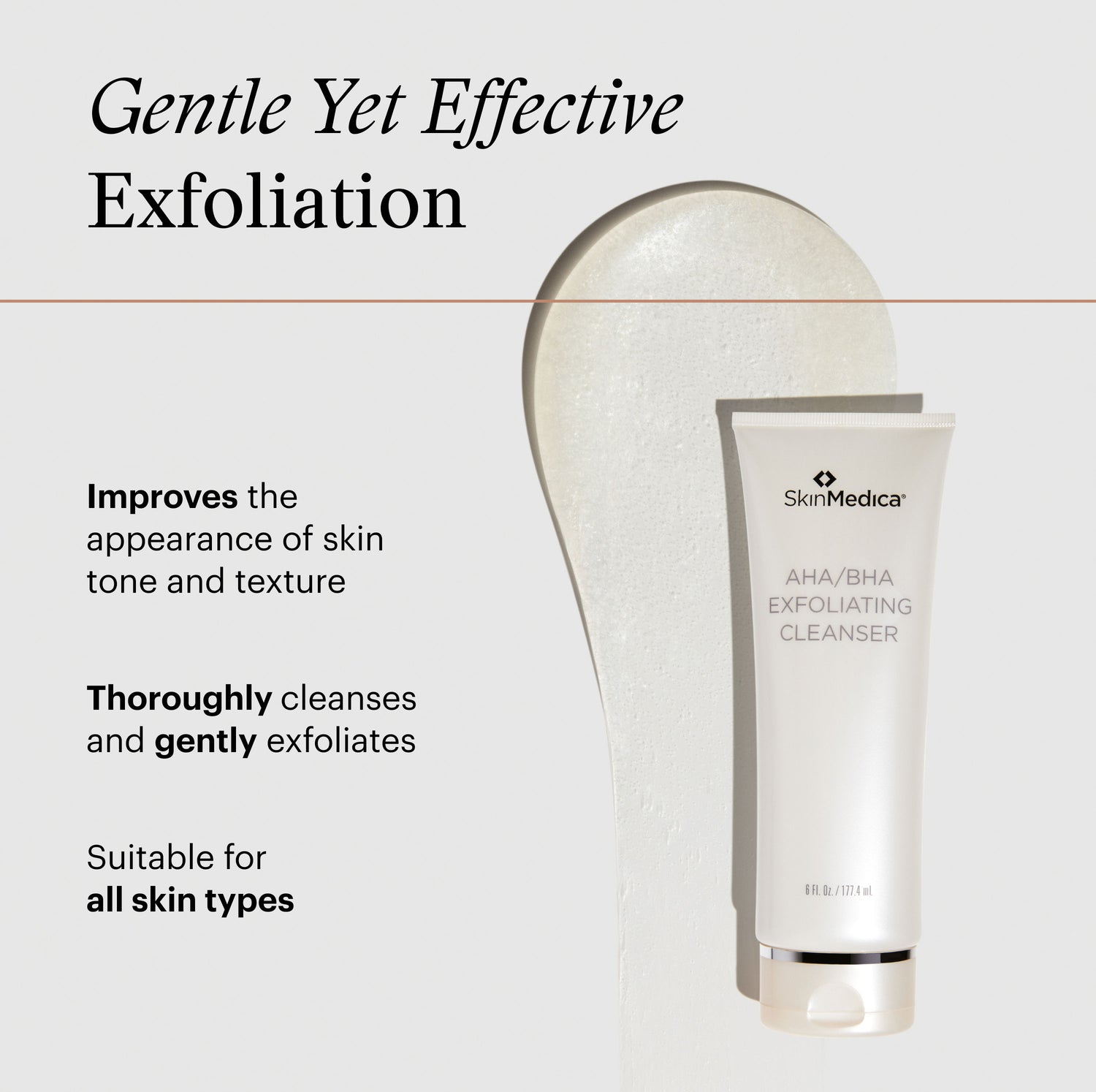 Information related to SkinMedica AHA/BHA Exfoliating Cleanser