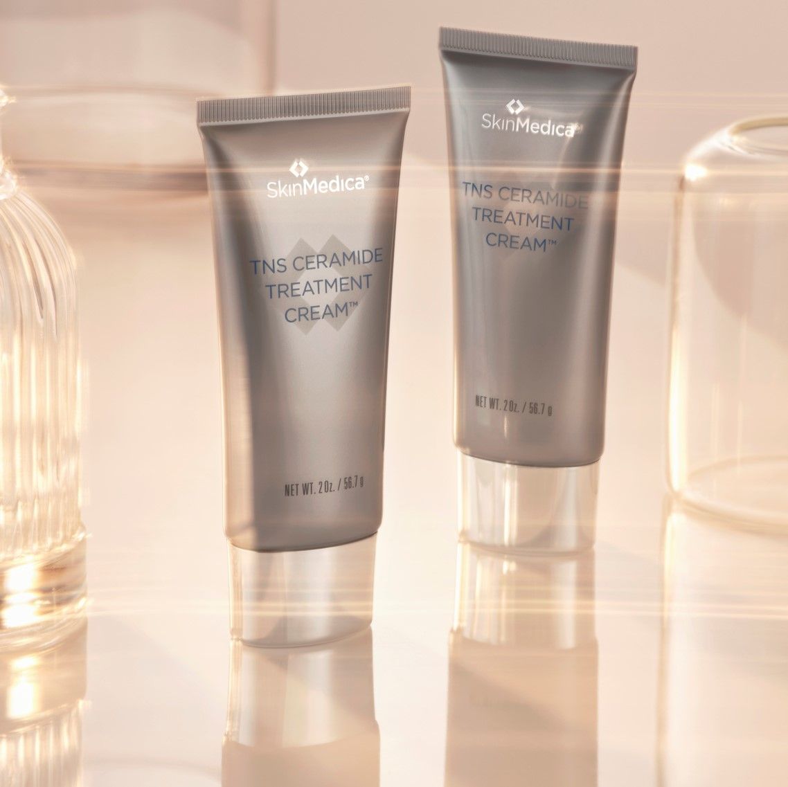 Lifestyle image of SkinMedica TNS Ceramide Treatment Cream