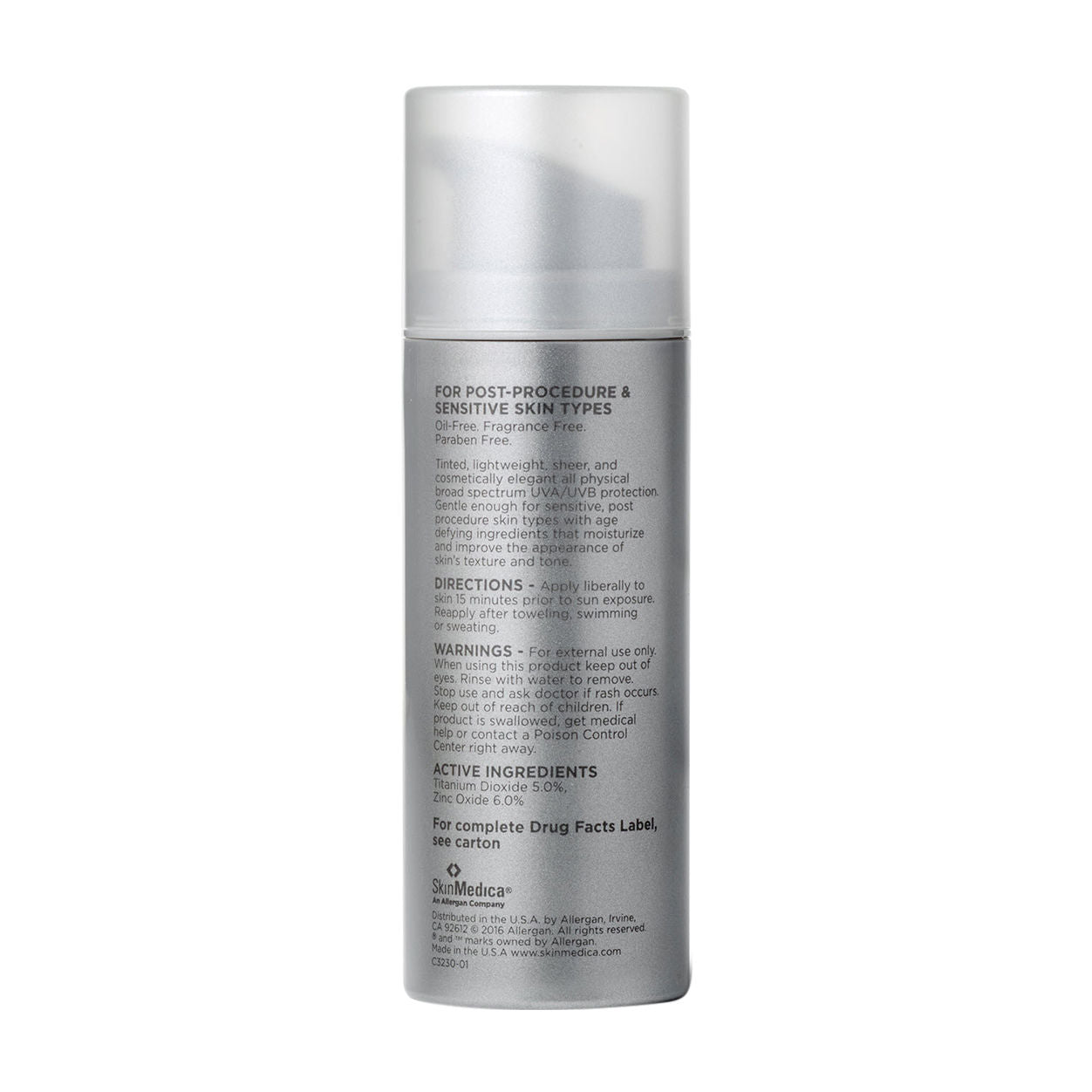 Back image of SkinMedica Essential Defense Mineral Shield Broad Spectrum SPF 32 Tinted