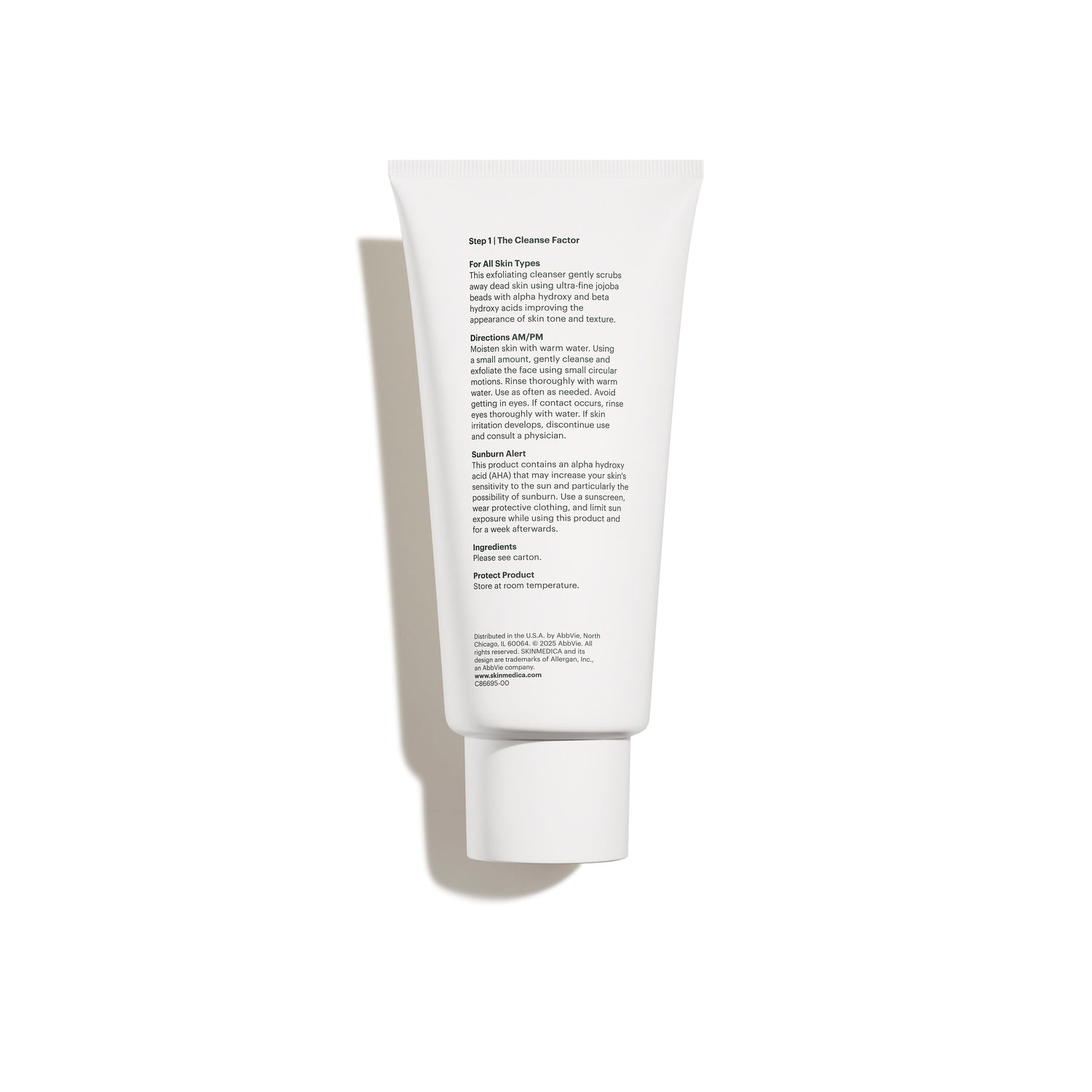 Back image of SkinMedica AHA/BHA Exfoliating Cleanser