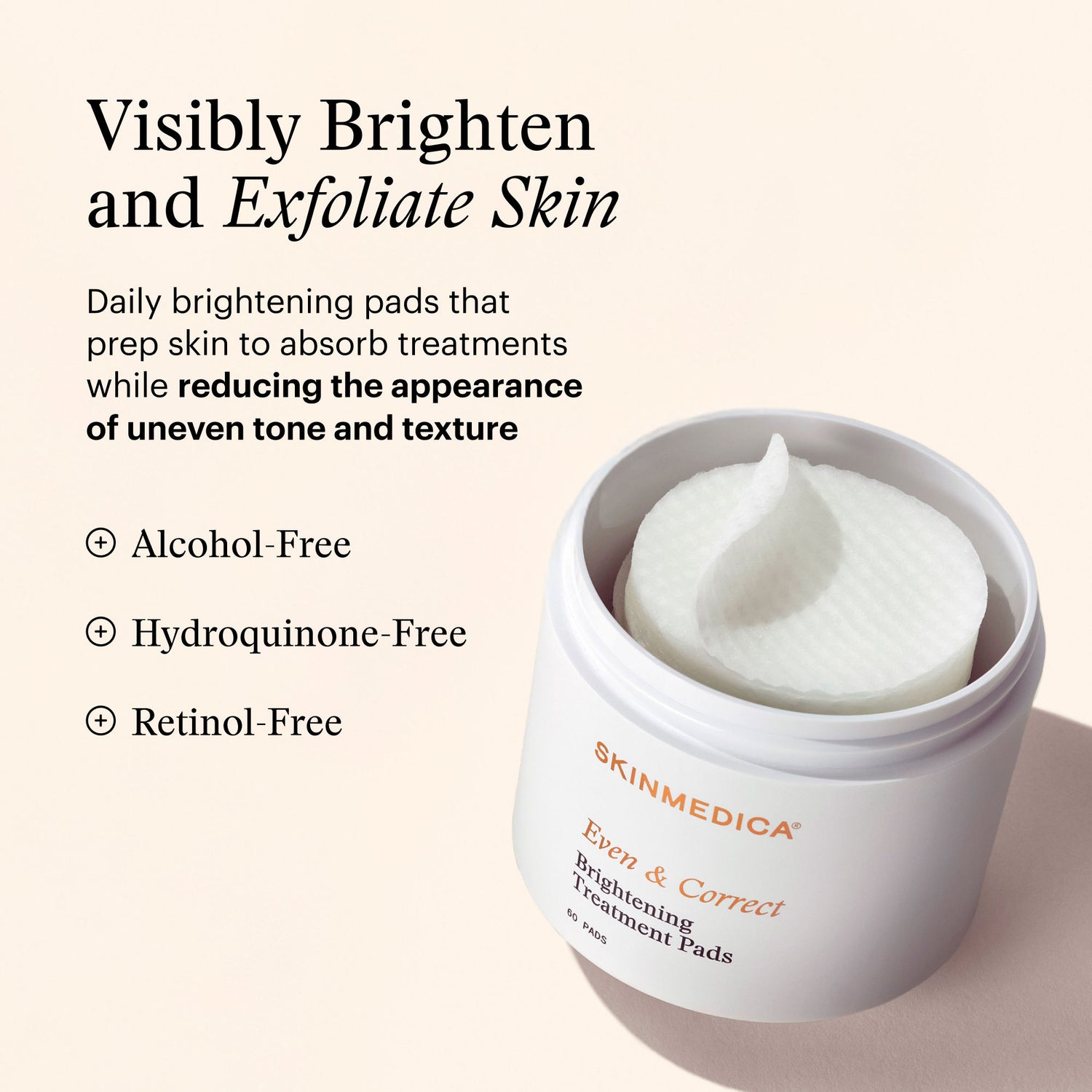 Information related to SkinMedica Even & Correct Brightening Treatment Pads