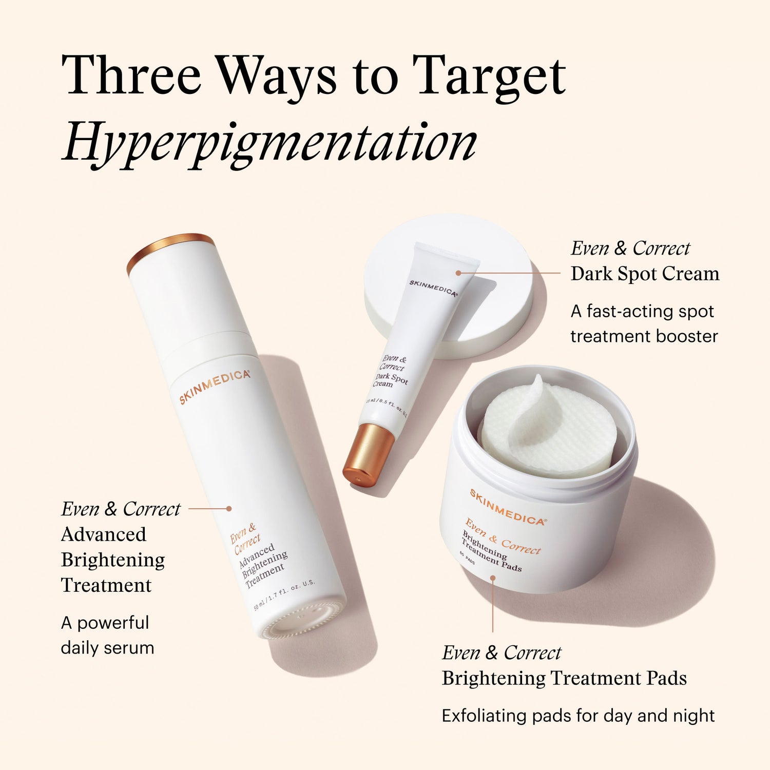 Information related to SkinMedica Even & Correct Brightening Treatment Pads