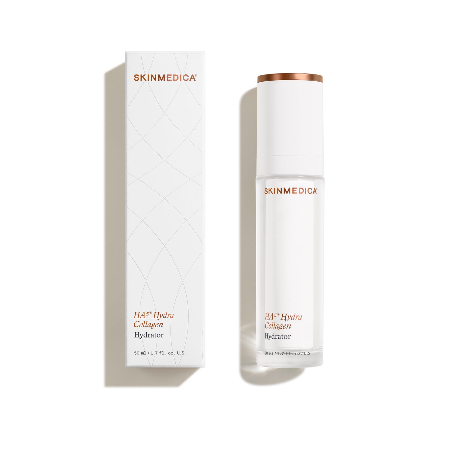 Image of the SkinMedica HA⁵ Hydra Collagen Hydrator with Vegan Collagen box