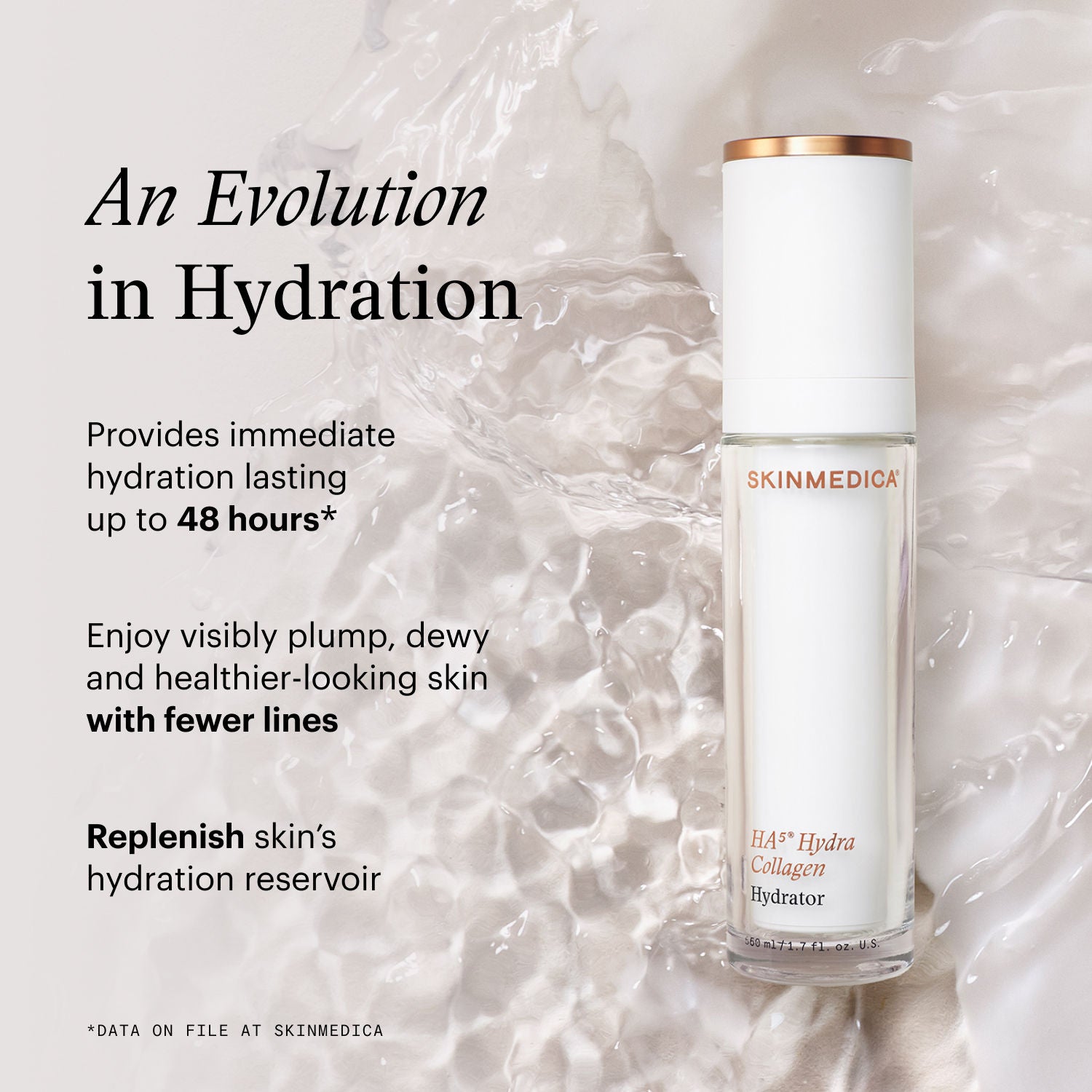 Information related to SkinMedica HA⁵ Hydra Collagen Hydrator with Vegan Collagen