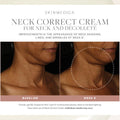 Before and after results of using SkinMedica Neck Correct Cream