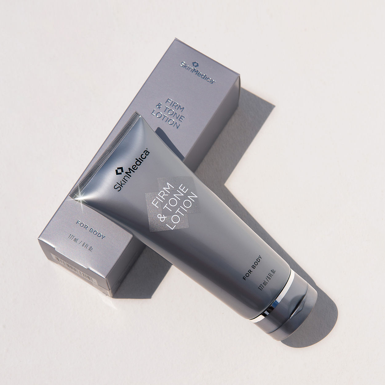 Lifestyle image of SkinMedica Firm & Tone Lotion For Body