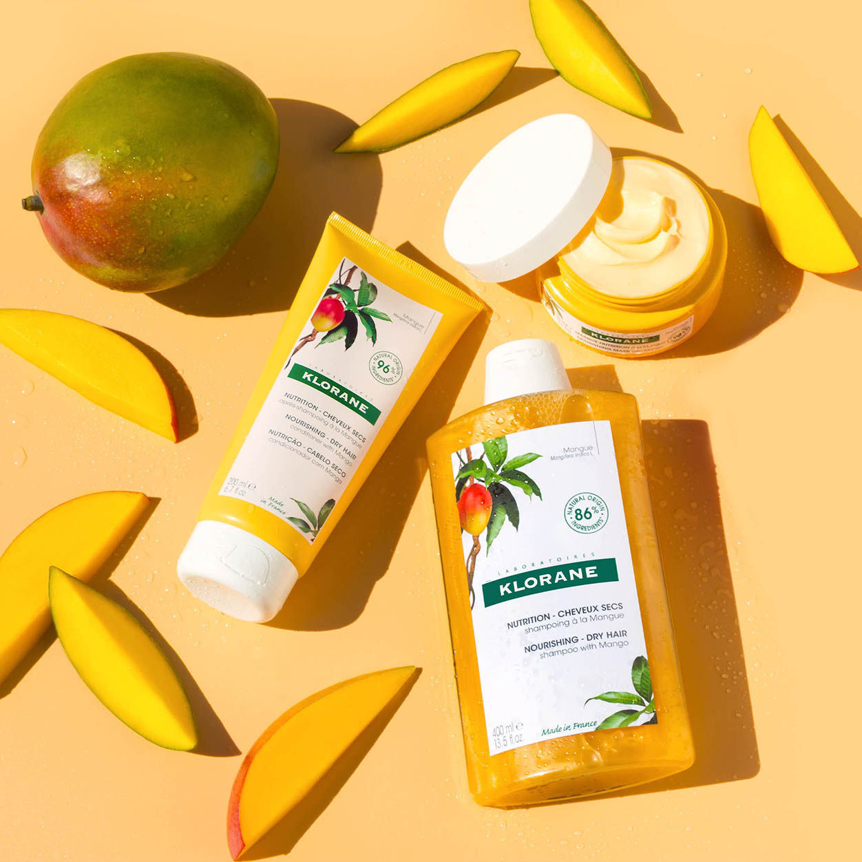 Lifestyle image of Klorane Nourishing Conditioner With Mango