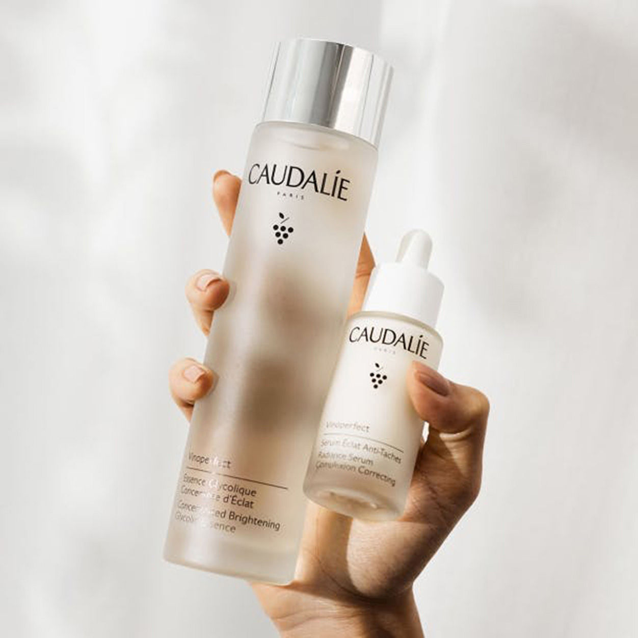 Model image of Caudalie Vinoperfect Brightening Glycolic Essence