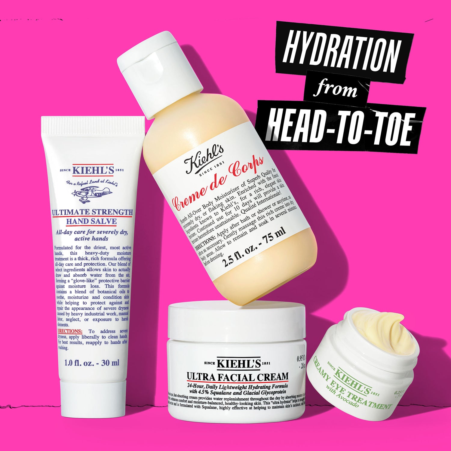 Lifestyle image of Kiehl's Since 1851 Head-To-Toe Hydrators Gift Set (Limited Edition)