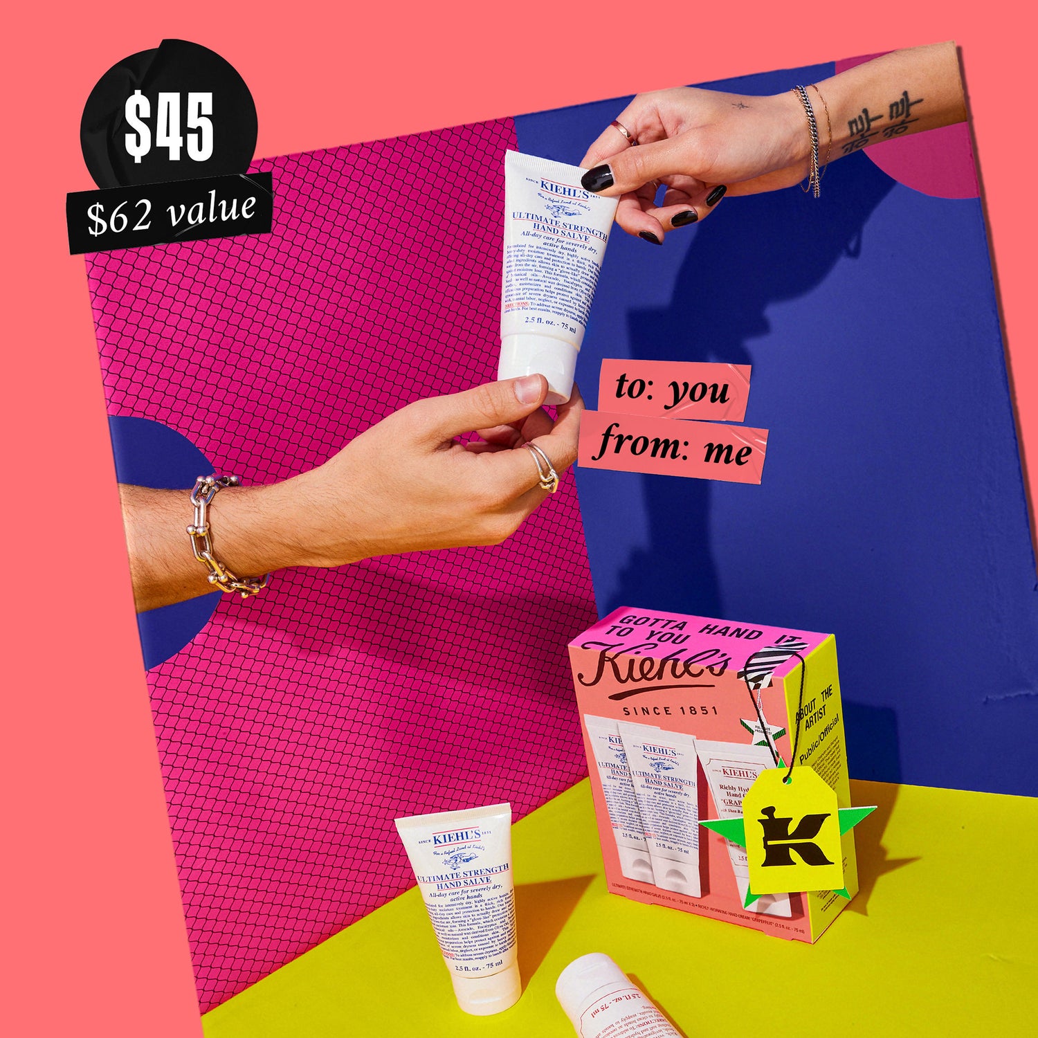 Lifestyle image of Kiehl's Since 1851 Gotta Hand It To You Gift Set (Limited Edition)