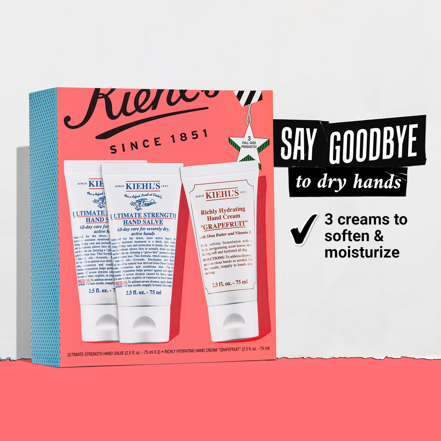 Information related to Kiehl's Since 1851 Gotta Hand It To You Gift Set (Limited Edition)