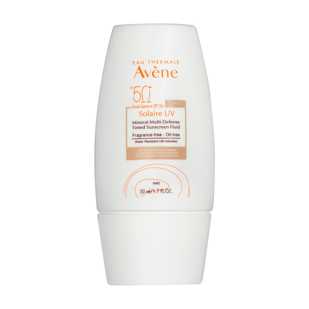 Avène Solaire UV Mineral Multi-Defense Tinted Sunscreen Fluid SPF 50+ main image