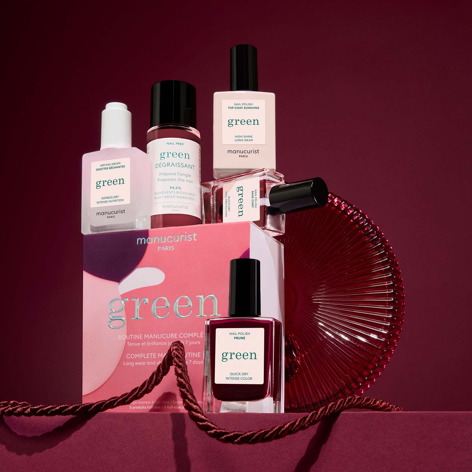Lifestyle image of Manucurist System Green Prune (Limited Edition)