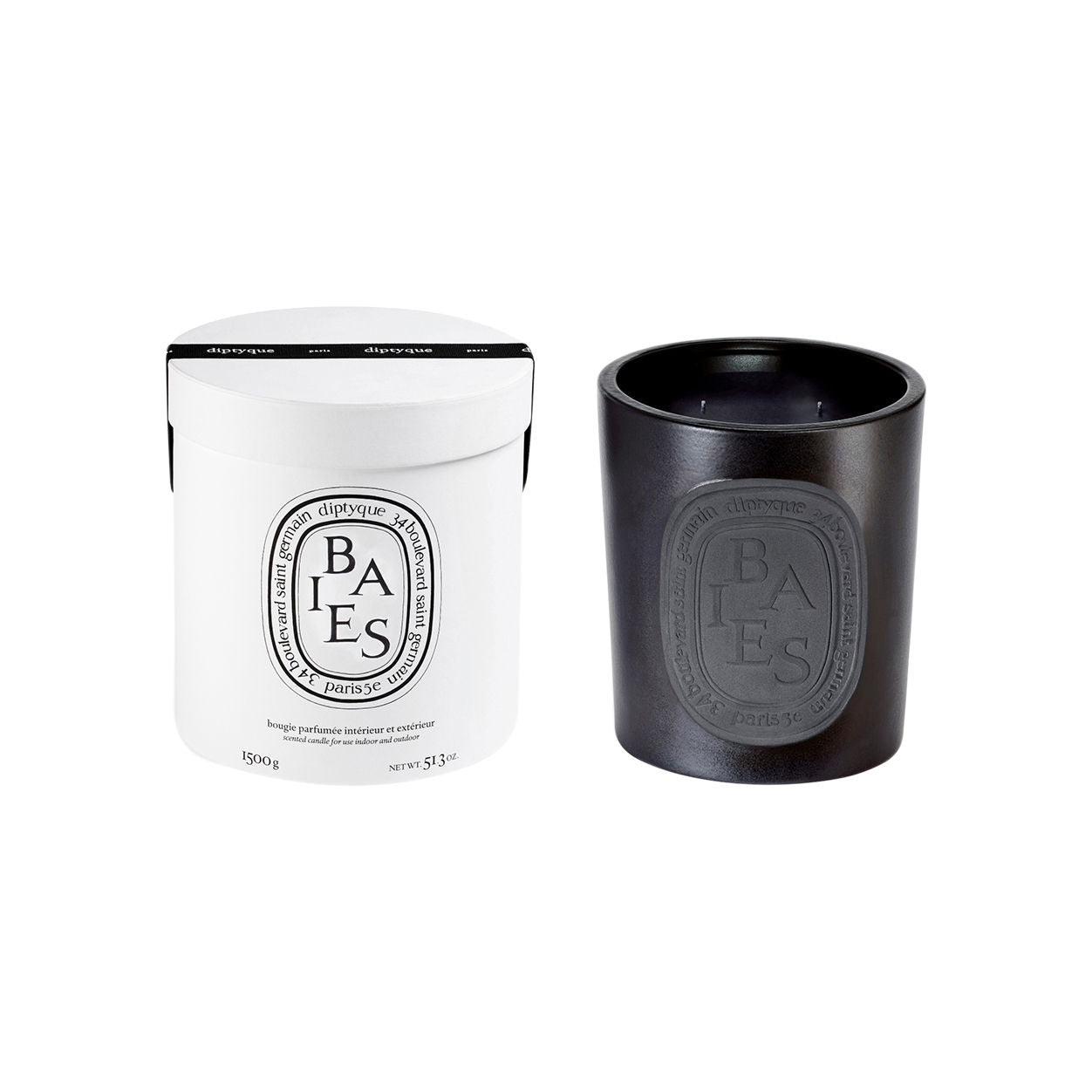 Image of the Diptyque Baies Indoor/Outdoor Candle box