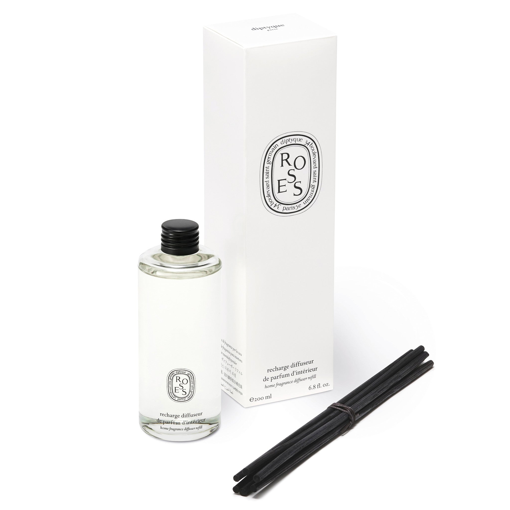 Diptyque Roses Home Fragrance Diffuser Refill main image.