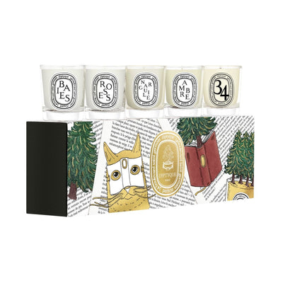 Holiday Edition Set of 5 Miniature Candles (Limited Edition)