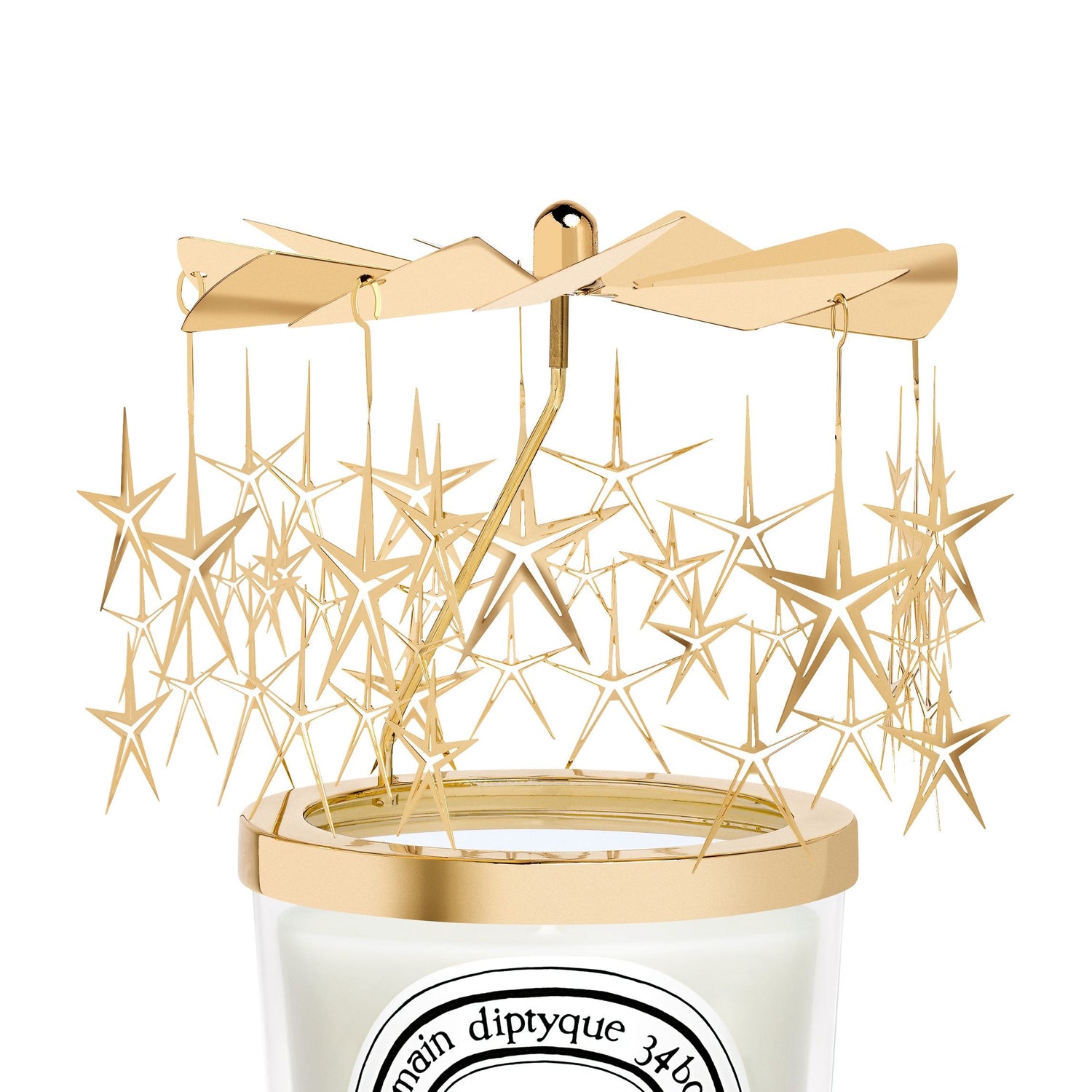 Image of an open Diptyque Holiday Carousel Baies Classic Candle Set (Limited Edition)