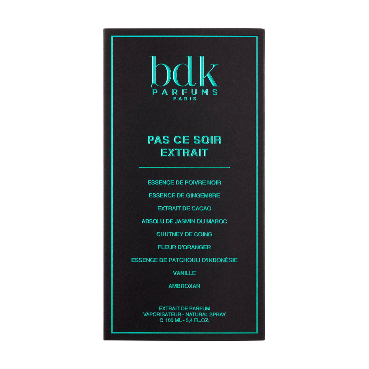 Image of the BDK Parfums Pas Ce Soir Extrait box