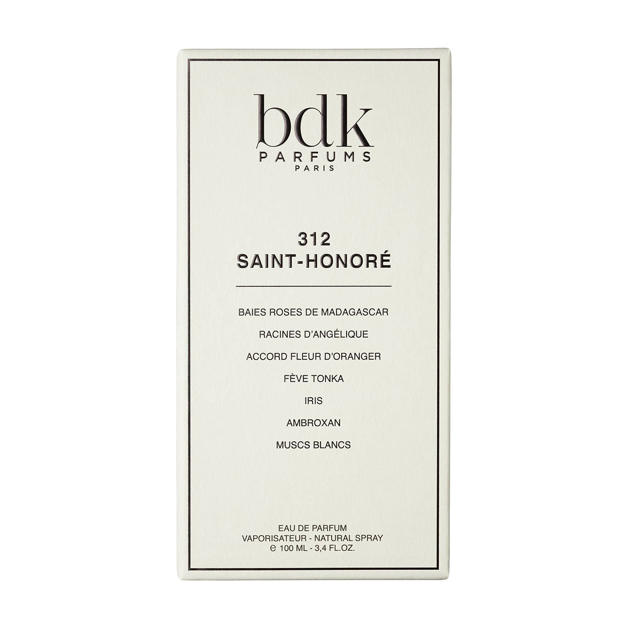 Image of the BDK Parfums 312 Saint Honore Eau de Parfum box