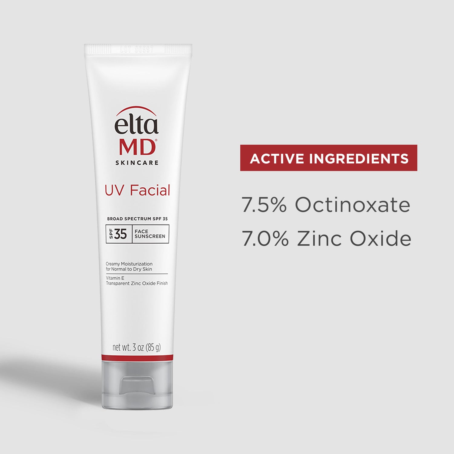 Information related to EltaMD UV Facial Broad-Spectrum SPF 30+