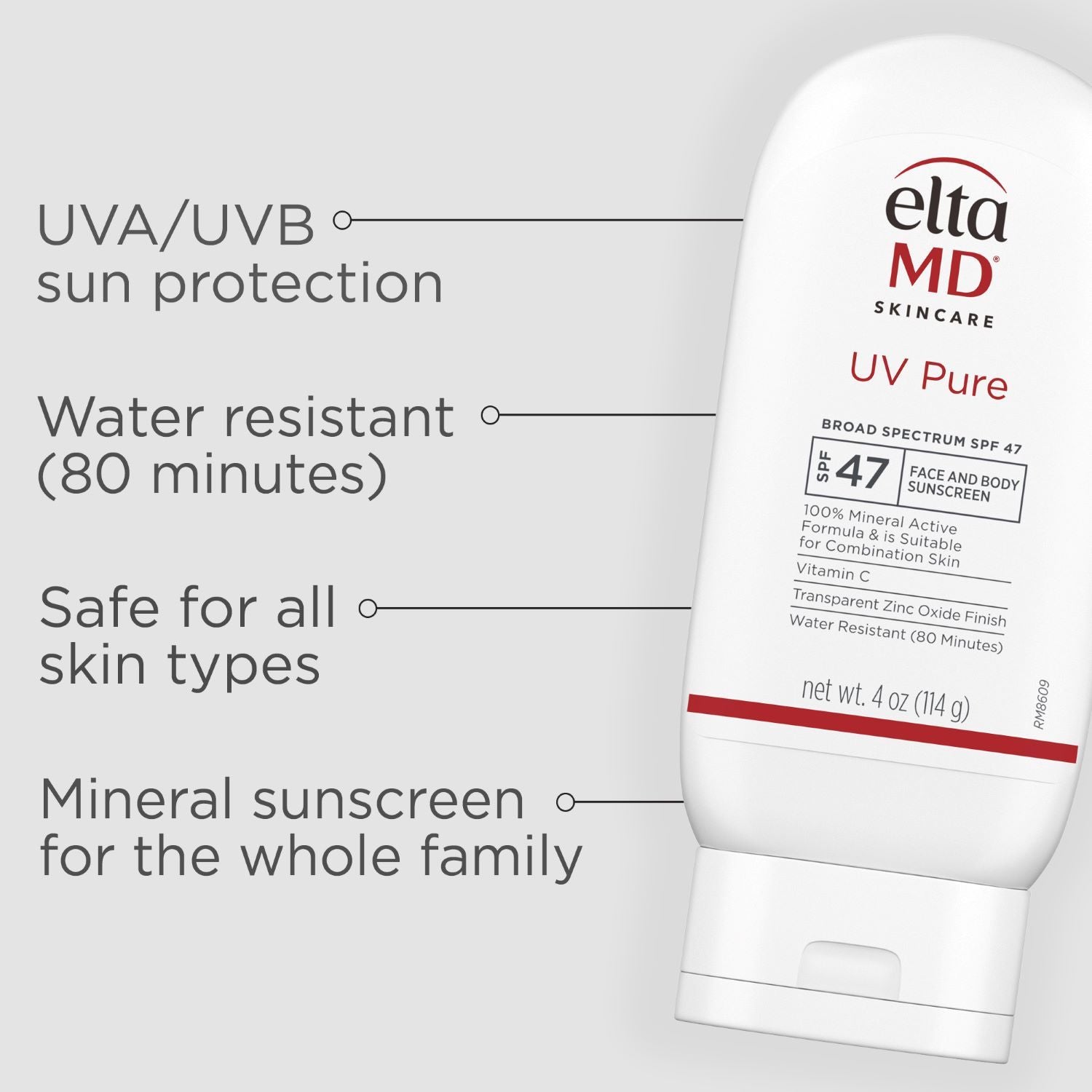 Information related to EltaMD UV Pure Broad-Spectrum Sunscreen SPF 47