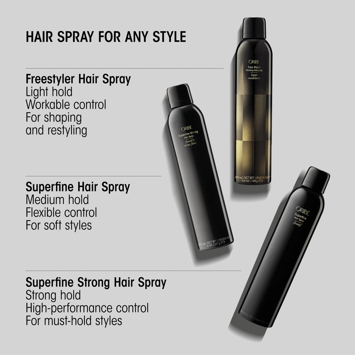 Information related to Oribe Superfine Strong Hold Hairspray