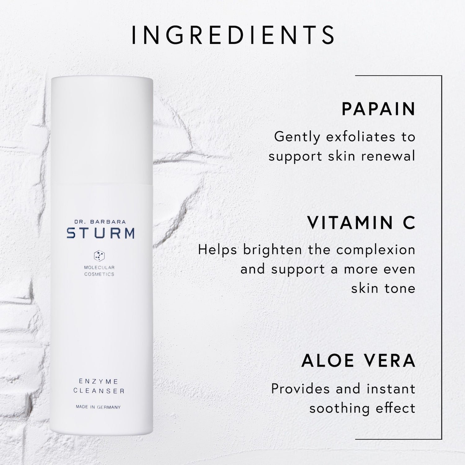 Information related to Dr. Barbara Sturm Enzyme Cleanser