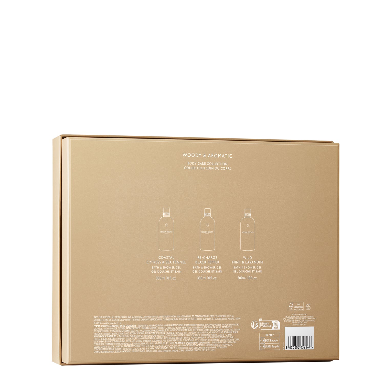 Back image of Molton Brown Woody & Aromatic Body Care Collection (Limited Edition)