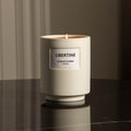 August & Piers Libertine Candle lifestyle image .