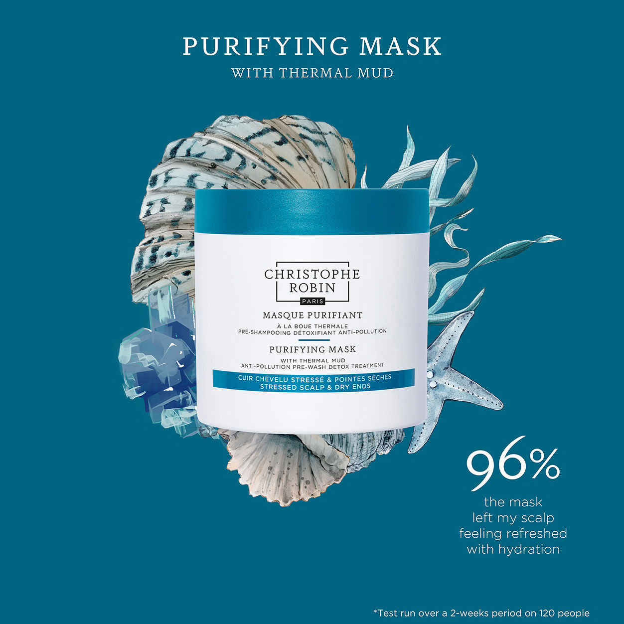 Information related to Christophe Robin Purifying Pre-Shampoo Mud Mask