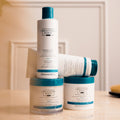 Lifestyle image of Christophe Robin Purifying Conditioner Gelée with Sea Minerals