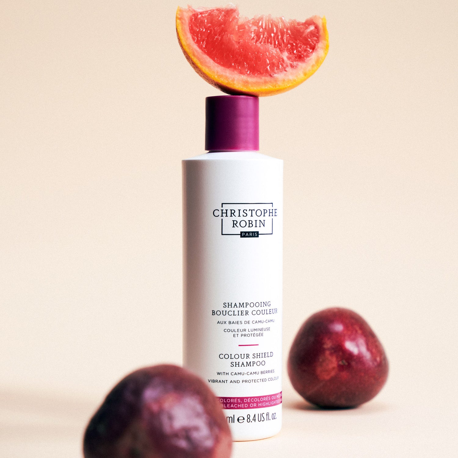 Swatch image of Christophe Robin Colour Shield Shampoo with Camu-Camu Berries