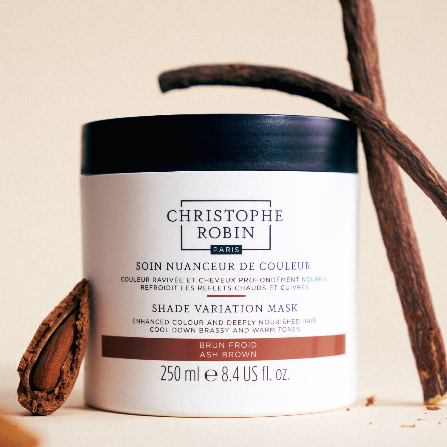 Swatch image of Christophe Robin Shade Variation Mask Ash Brown