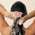 Model image of Christophe Robin Fortifying Shampoo with Amaranth Peptides