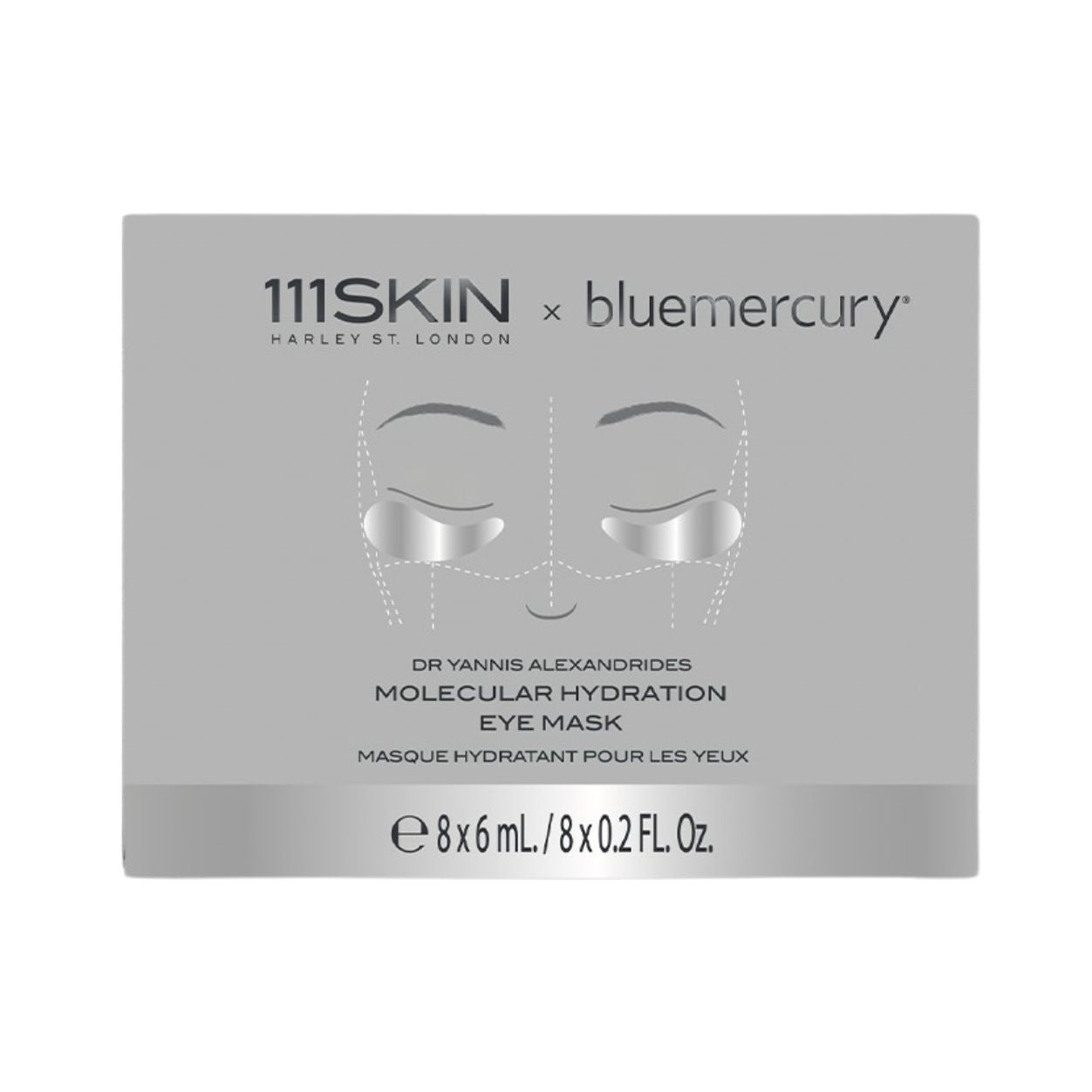 Image of an open 111SKIN Molecular Hydration Eye Mask