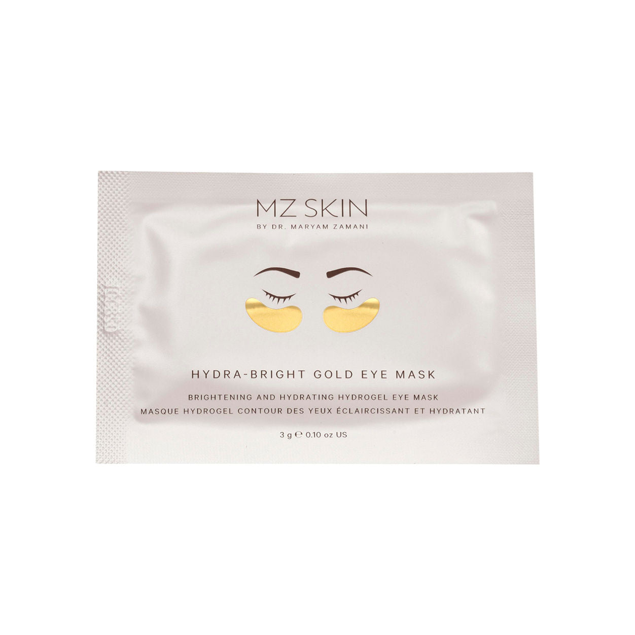 Packette image of MZ Skin Hydra-Bright Golden Eye Treatment Mask