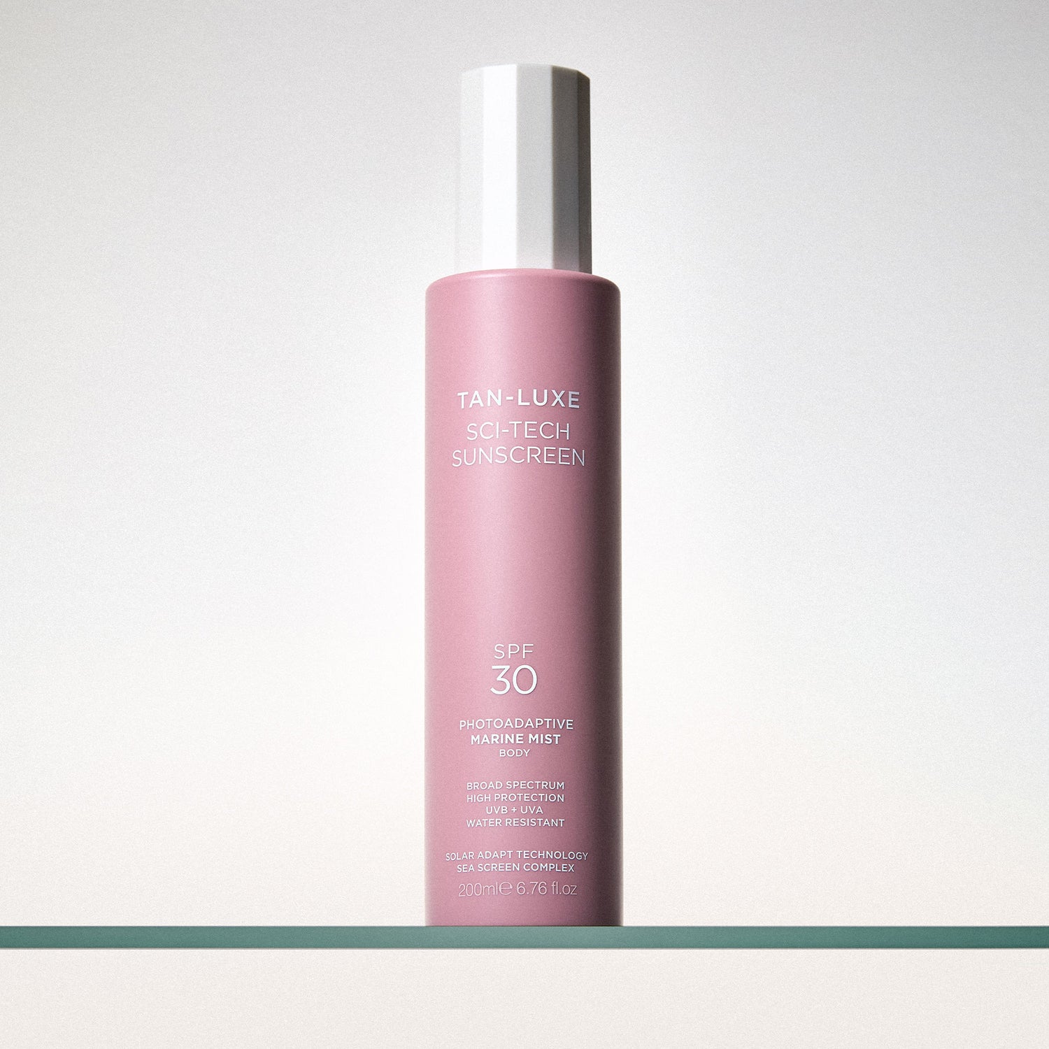 Lifestyle image of Tan-Luxe Sci-Tech Photoadaptive Marine Body Mist SPF 30