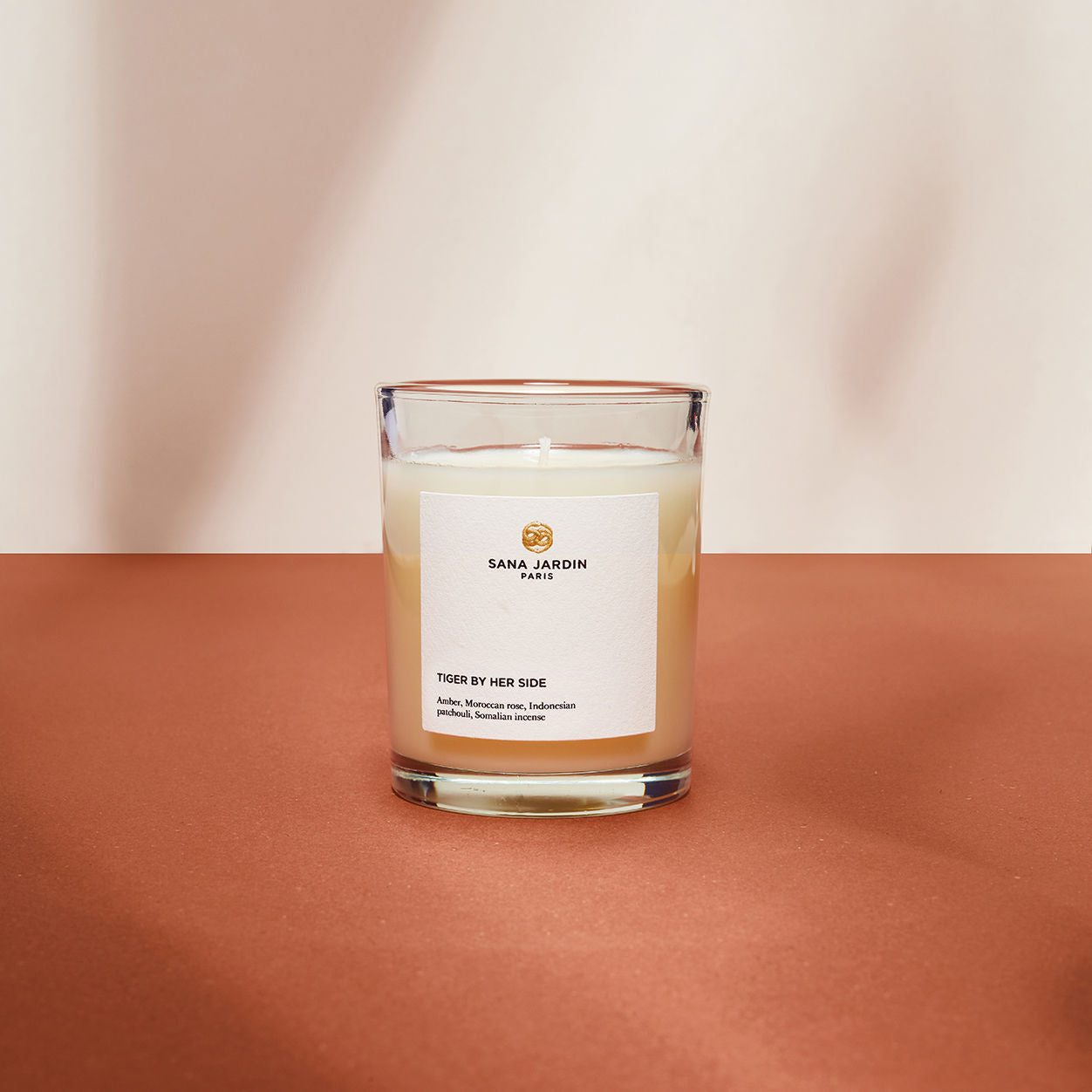 Lifestyle image of Sana Jardin Tiger By Her Side Candle