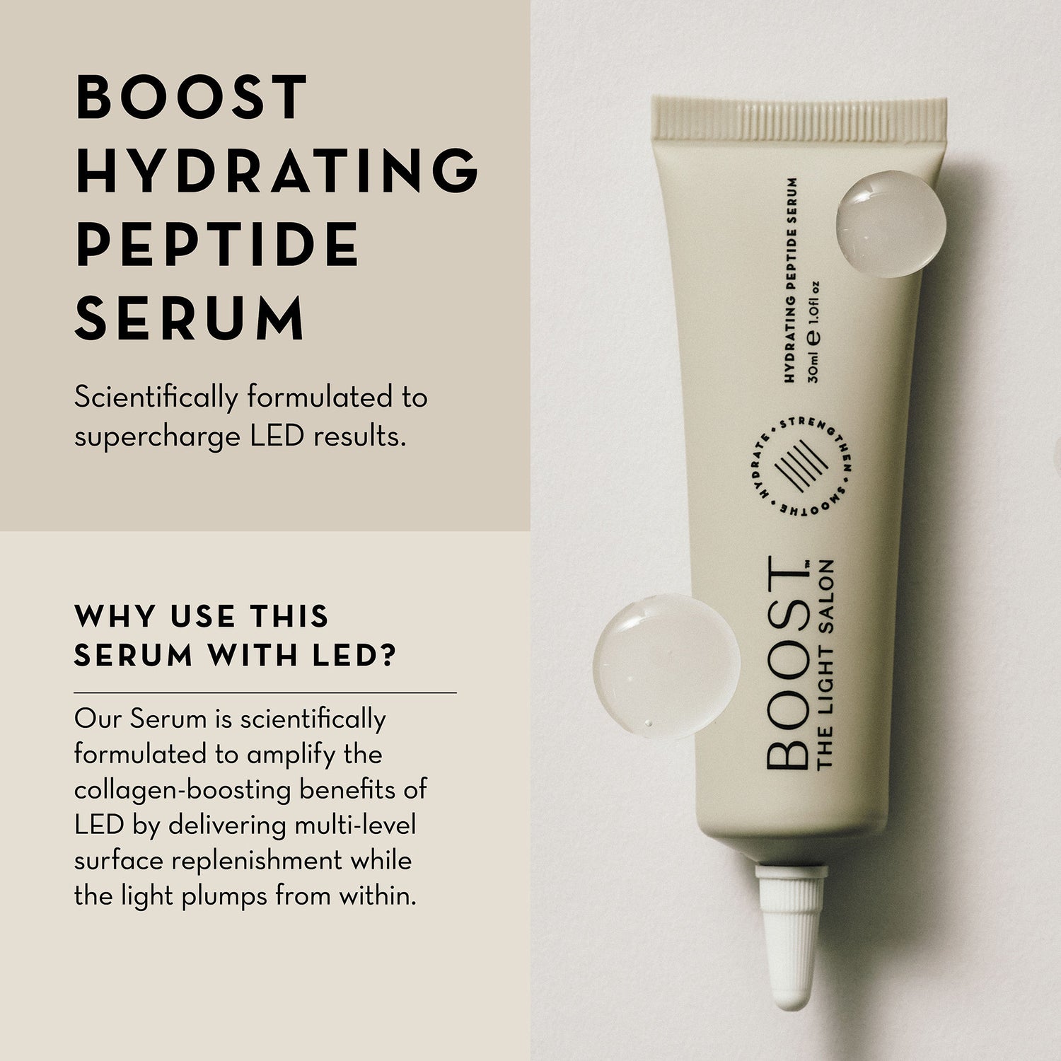 Information related to The Light Salon Hydrating Peptide Serum