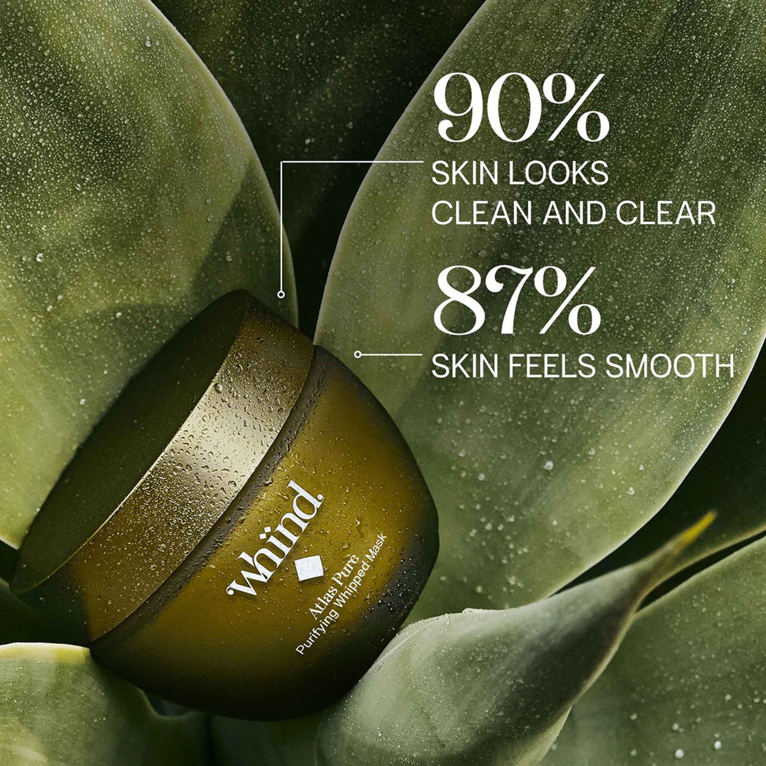 Whind Atlas Pure Purifying Whipped Mask infographics image .
