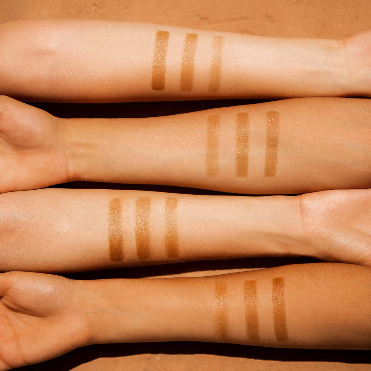 An arm swatch of Whind Marrakech Sun Instant Glow Tinting Water