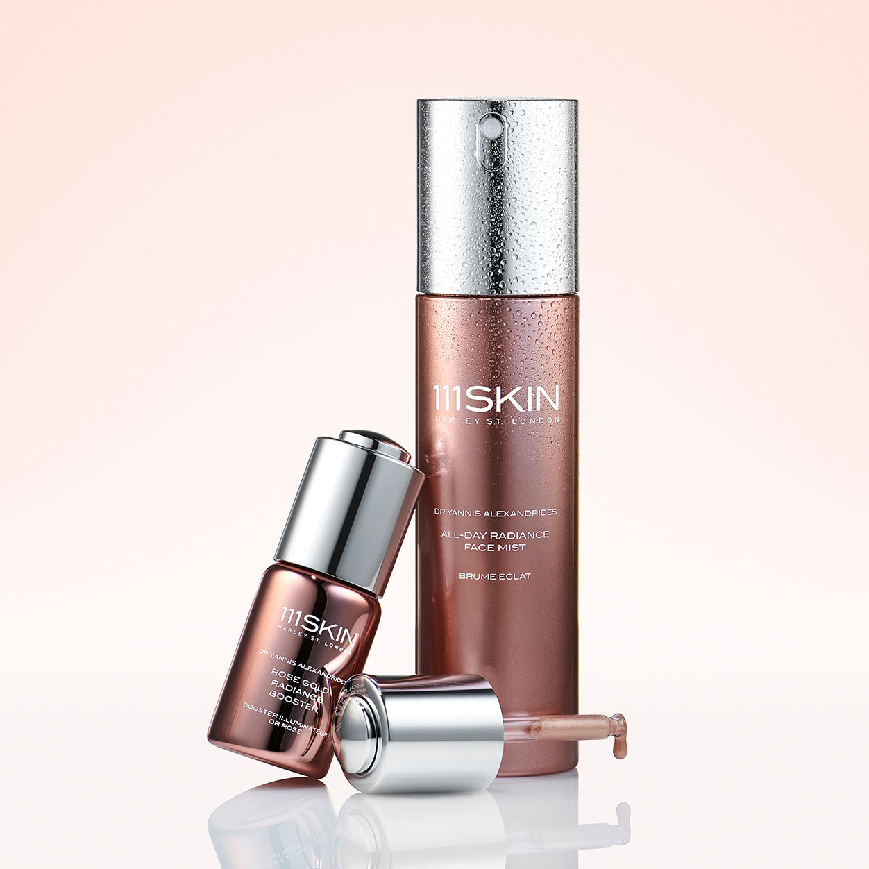 Lifestyle image of 111SKIN Rose Gold Radiance Booster Serum